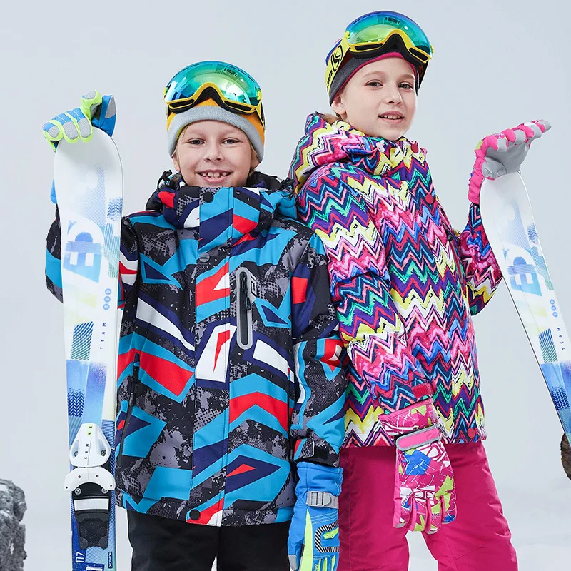 Kids Winter Snow Jacket & Bib Pants Set – Waterproof, Windproof Ski Outfit For Boys & Girls - View #5