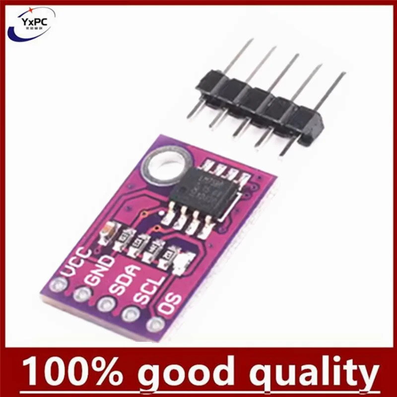 

LM75 Temperature sensor LM75A High speed I2C interface high precision development board module