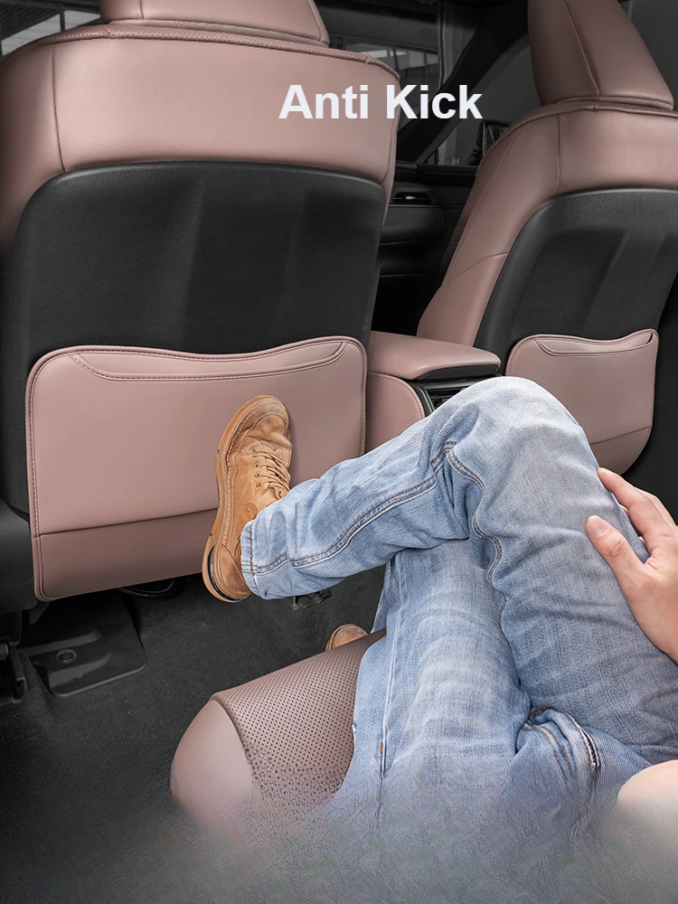 Car Seat Anti-Kick Pad Rear Armrest Box Air Outlet Anti Kick Mats Seat Back Protector For Lexus ES200 ES300h ES260-car seat protector