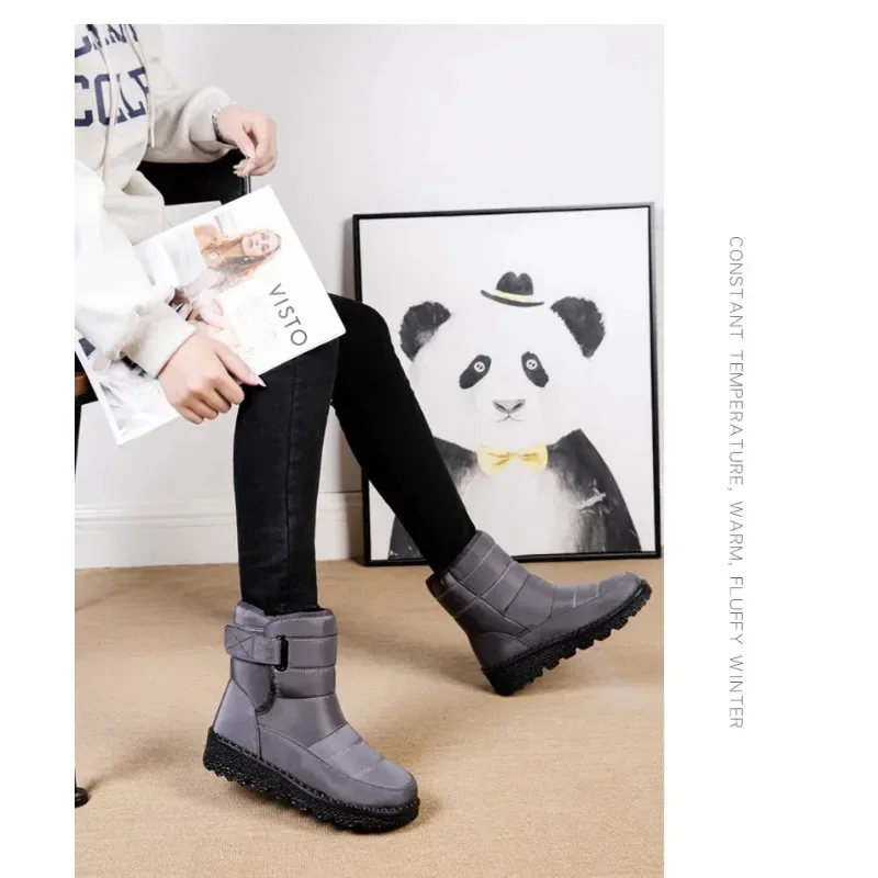 2023 Women Boots Lightweight Winter Shoes Woman Waterproof Ankle Boots for Women Non-Slip Snow Boots Female Footwear Botas Mujer