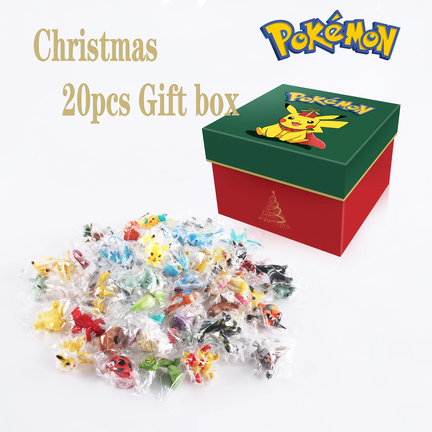 Tanio Ostatnie 2022 20 sztuk Pokemon Box Pikachu