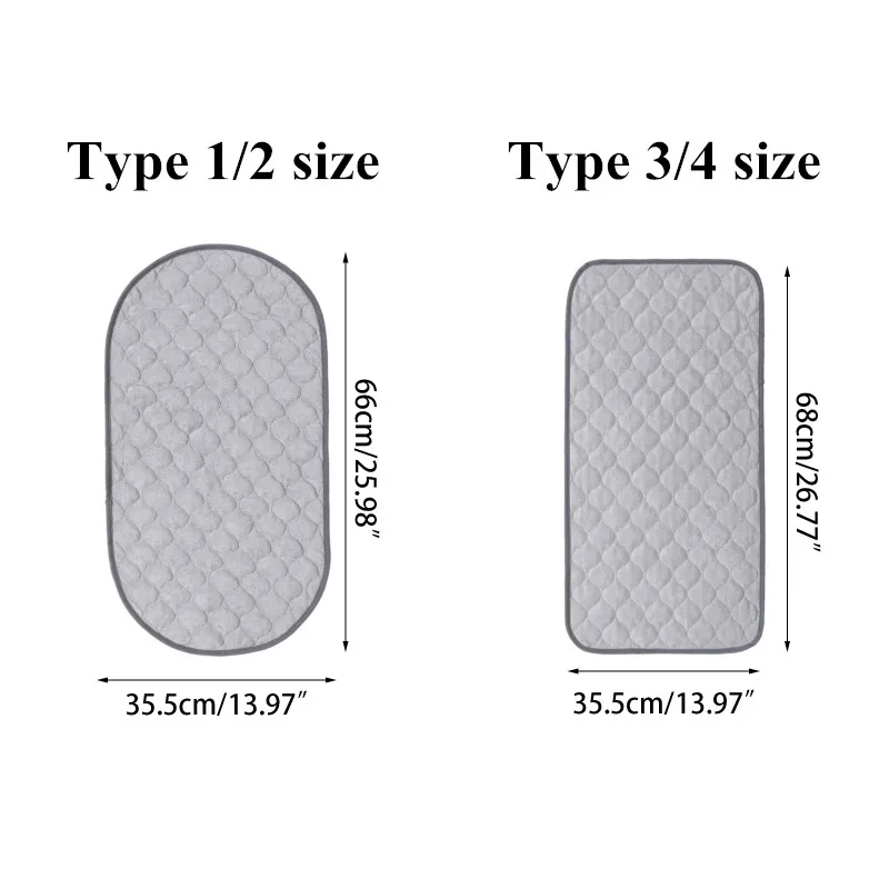 Reusable Baby Diapers Changing Mats Waterproof Bamboo Liner Newborn Nappy Changing Pat Mattress for Girls Boys Floor Play Mat - Image 6