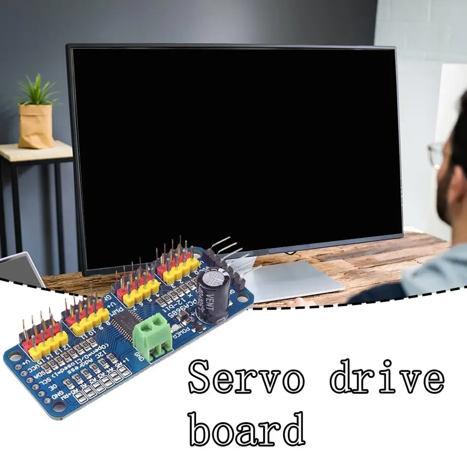 PWM ���� ����̹� ���� IIC �������̽� ��� ��Ʈ�ѷ�, �Ƶ��̳� �� ����� ���̿�, PCA9685, 16 ä��, 12 ��Ʈ, 1 ��