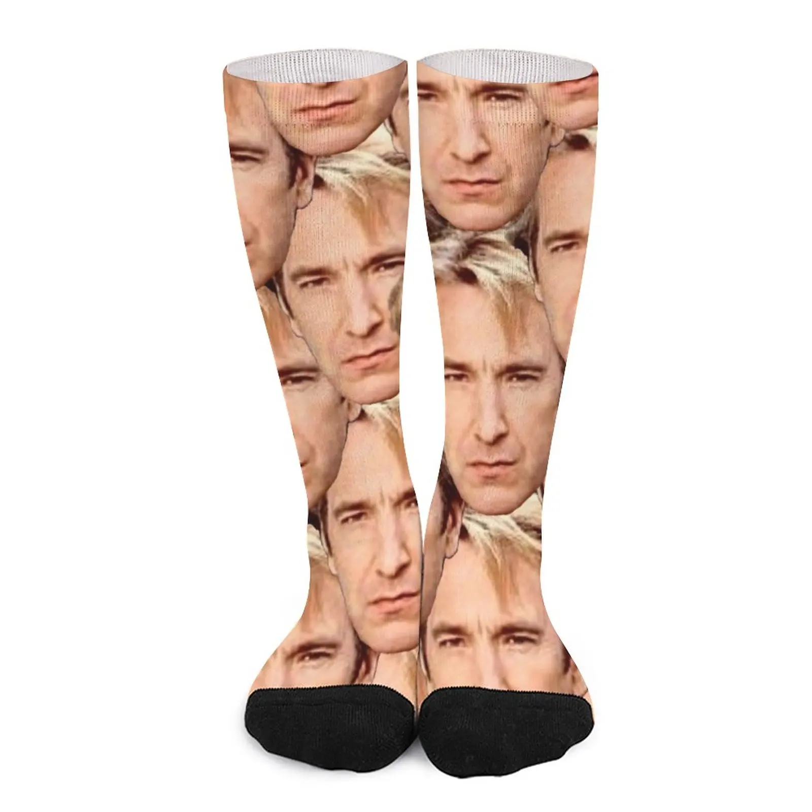 Alan Rickman face Socks socks man anime socks summer gift for men alan wake pc