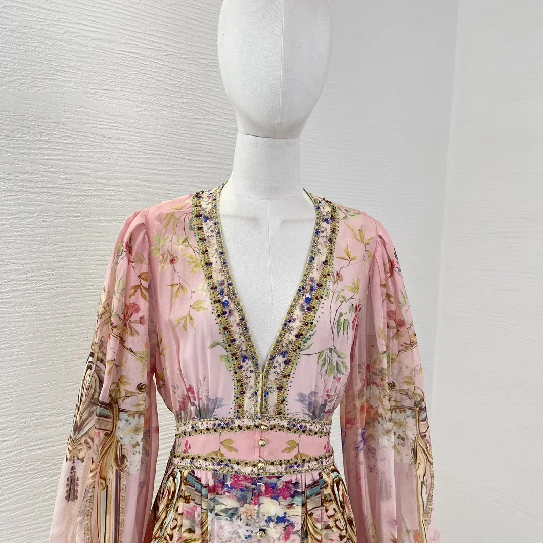 Рисунок 3 - Женское винтажное платье миди из чистого шелка