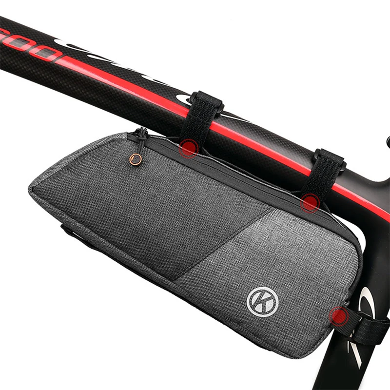 자전거 자전거 가방 앞 튜브 프레임 핸들 바 방수 사이클링 가방 삼각형 주머니 프레임 홀더 자전거 액세서리