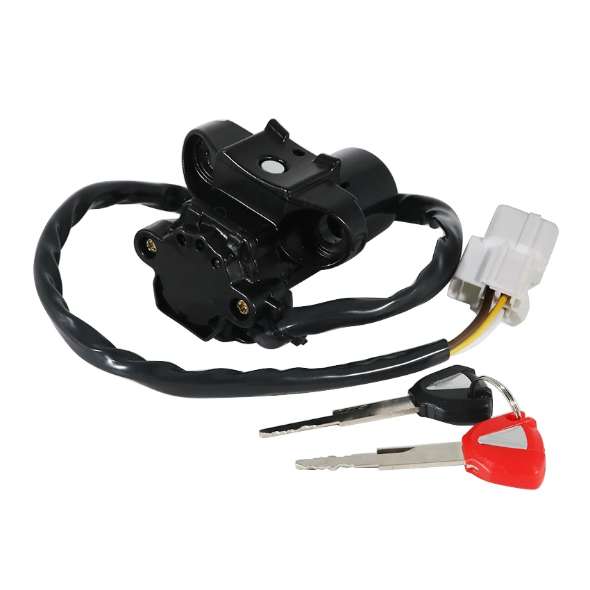 점화 스위치 문짝 잠금 키 세트, 가와사키 ER650 ER6N EX650 닌자 650 EX650 ER6F EX400 닌자 400 OEM:R27005-0552 오토바이
