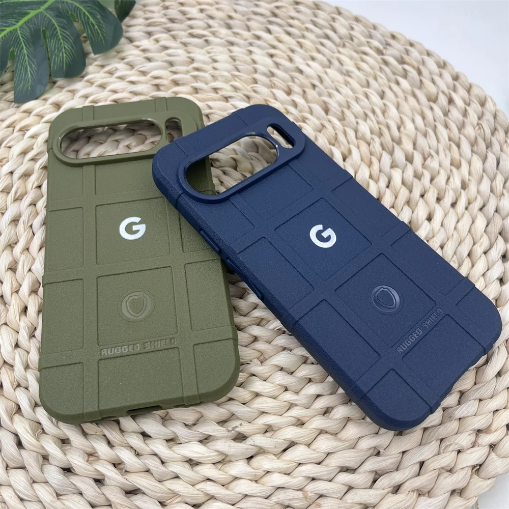 Enhanced Military-Grade Shockproof Silicone Protective Case - Matte Rubber Anti-Drop Cover