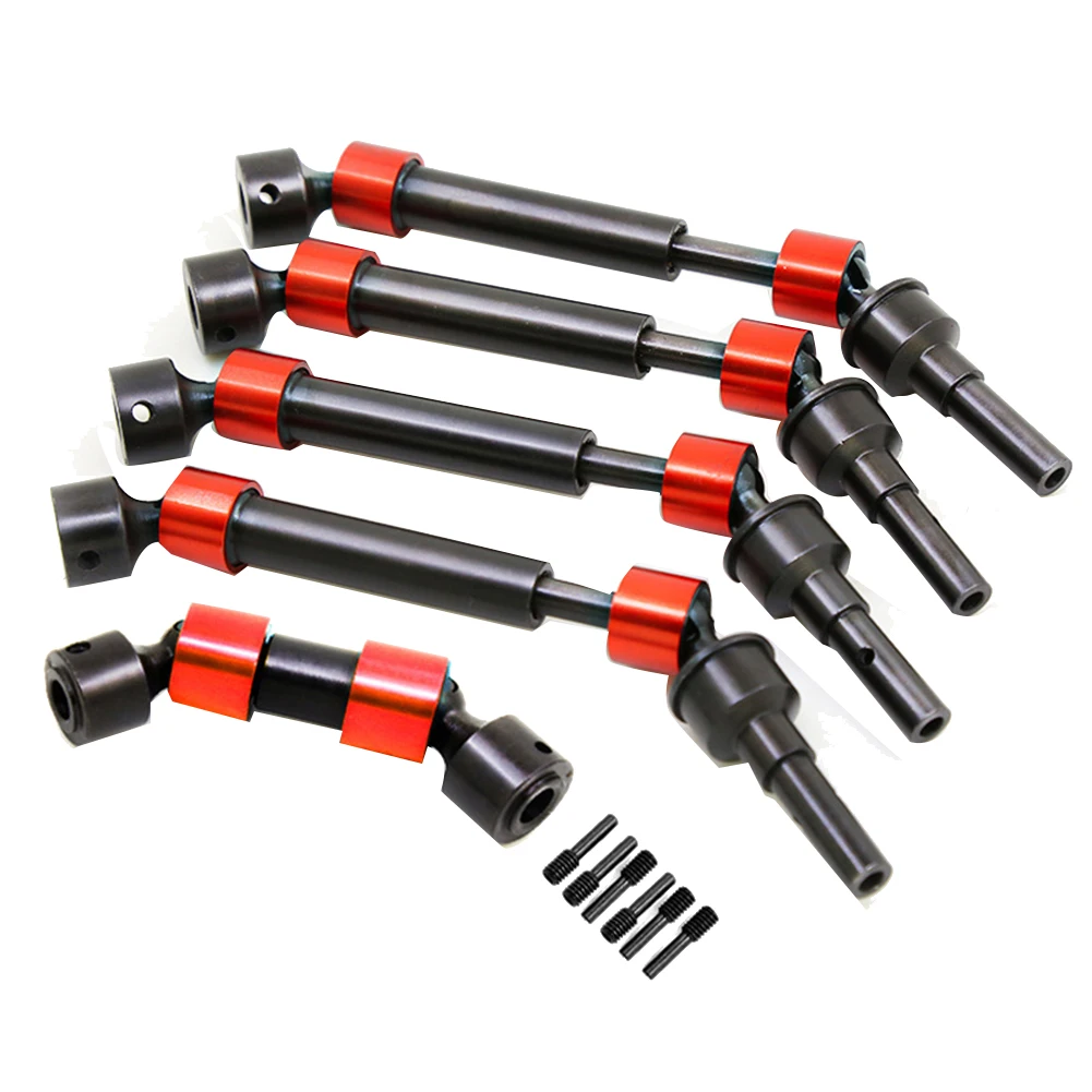 

Metal CVD Driveshafts Axles Set for 1/10 TRAXXAS Revo Summit,Red
