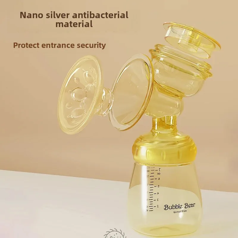 Automatic Electric Breast Pump Silent Comfortable Nano Silver Rechargeable Mother Baby Supplies Manual Breast Pump From China