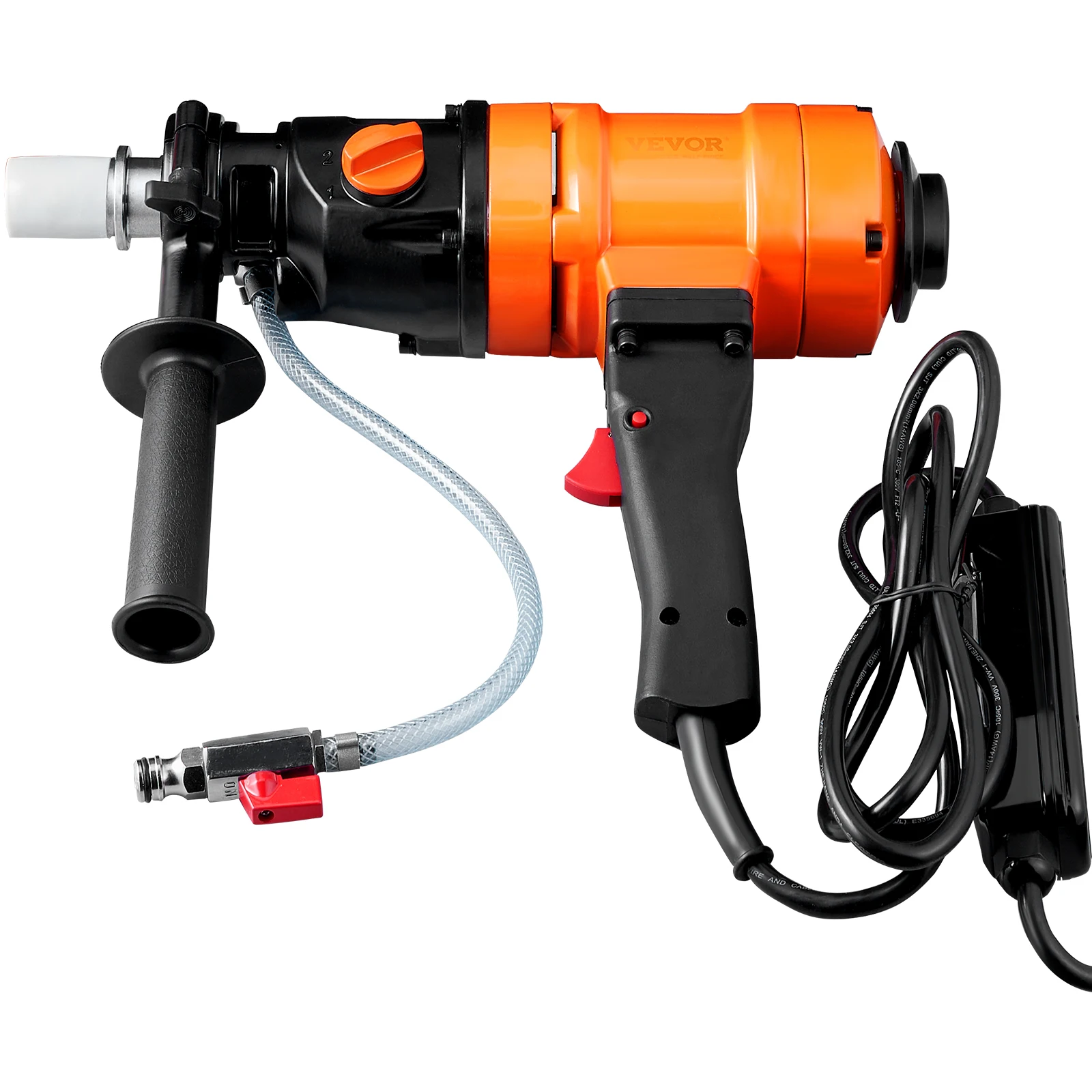 SucceBuy 1500 W 4in Bit Diamond Core Drill Machine Handheld Concrete Core Drill Rig Wet Stepless Speed Electric Drilling Machine