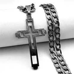 Gold - Toned Stainless Steel Men's Choker Necklace (C 60cm NK QBK)