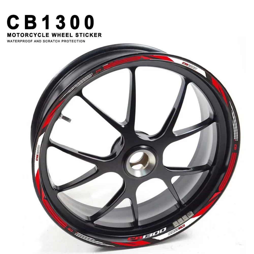 

Motorcycle Wheel Sticker Waterproof Hub Decal Rim Stripe Tape 17 Inches For Honda CB1300 CB 1300 Super Four 2003-2021 2019 2020