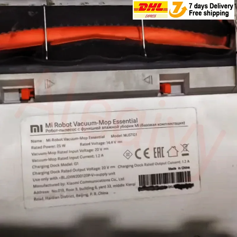 18650 Batteries 14.4V 2600mAh Li ion Battery For Xiaomi G1 MI Robot Vacuum-Mop Essential MJSTG1 Vacuum Cleaner
