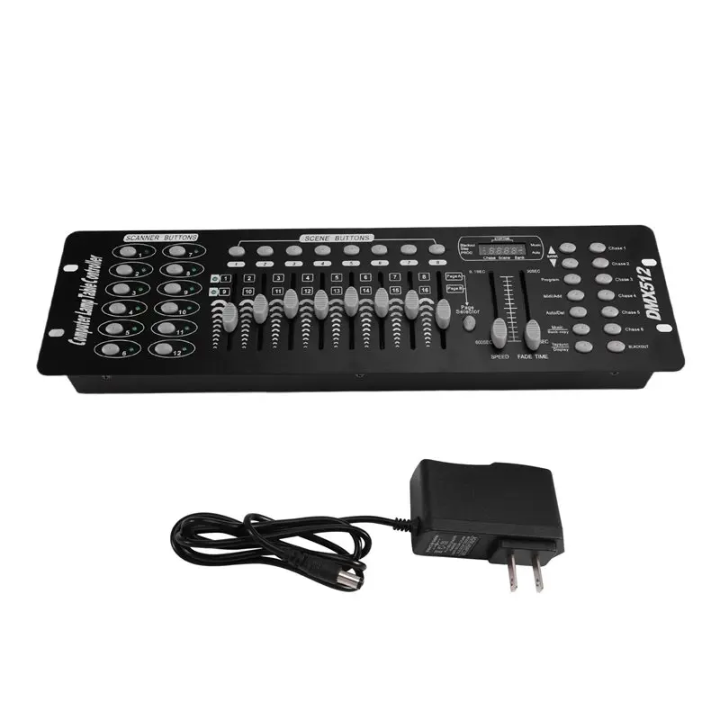 ABUO-뉴 192DMX 컨트롤러 무대 조명 512DMX 콘솔, DJ 제어 장비 미국 플러그