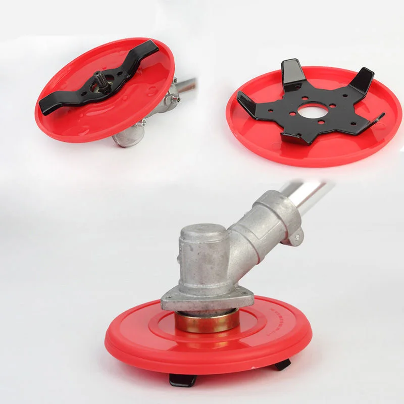 2 in 1 Brush Cutter Blade Trimmer Head Metal Blades Trimmer Grass Paddy Field Dry Land Lawn Mower Weeding Tray Garden Tools lawn mower trimmer blade grass trimmer blade brush cutter accessories grass trimmer head grass trimmer