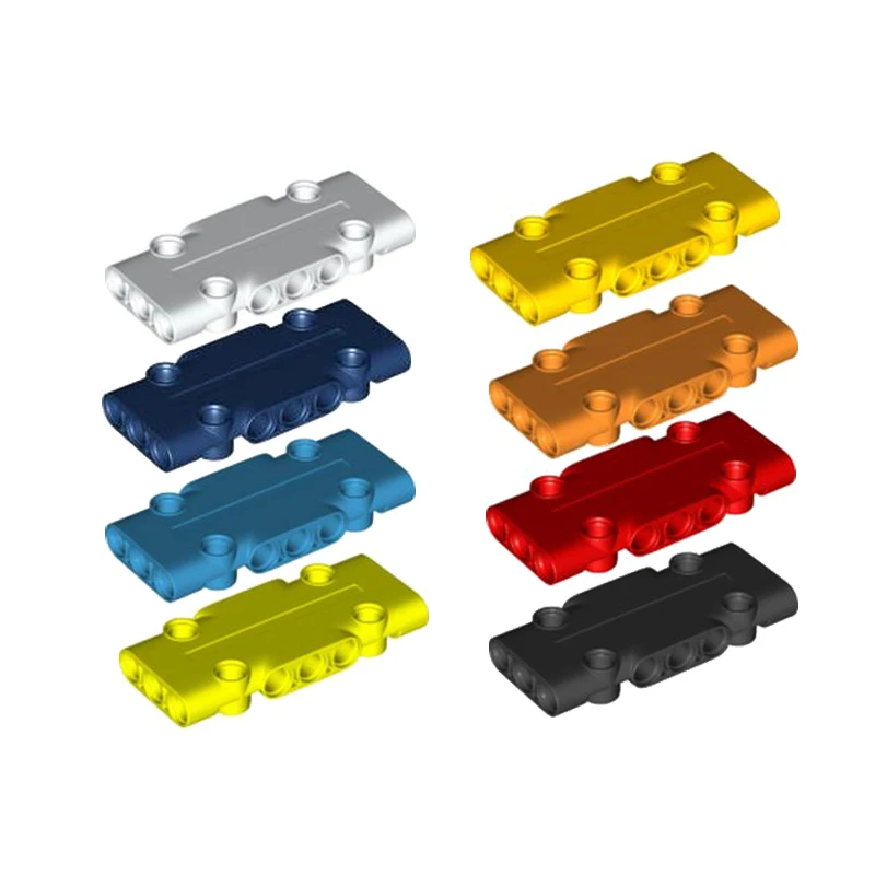 

4Pcs/lot Techncial Panels Flat Panel 7x3x1 MOC Building Blocks Bricks DIY Toys Parts Compatible with 71709 Panels
