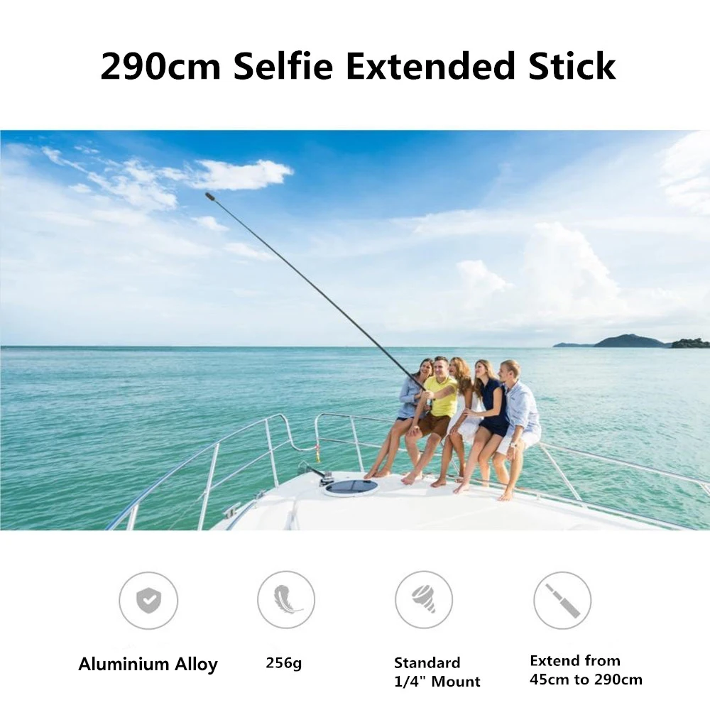 Rotating Handle Aluminum Selfie Stick with Tripod Base