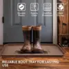 Shoe Drip Tray - Waterproof Indoor or Outdoor Welly Boot Storage Tray - Shoe Mat for Wellies, Muddy Boots, Rain Boots 3