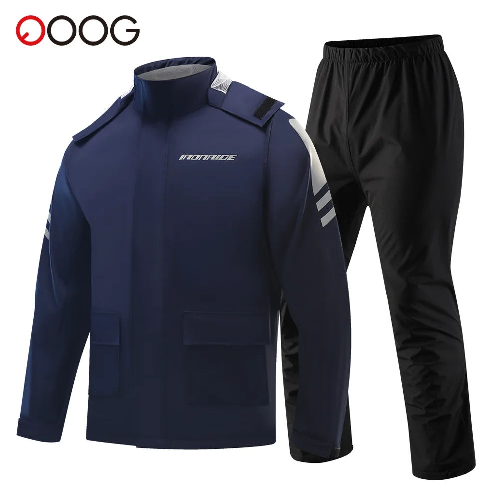 Motorcycle Raincoat Reflective Waterproof Moto Motocross Cycling Clothes Motorbiker Jacket Women Men Outdoors M-3XL