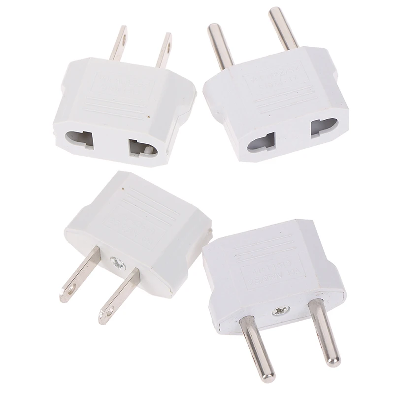 European and US Travel Plug Adapter Converter - Set of 4