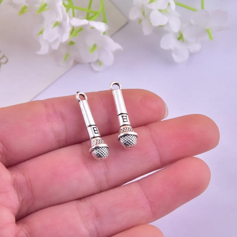 

10 шт., металлические бусины-подвески для браслетов, сережек