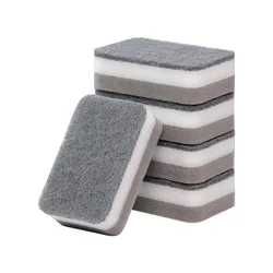 5-Piece Double-Sided Cleaning Sponge and Dishwashing Cloth Set (5PCS)