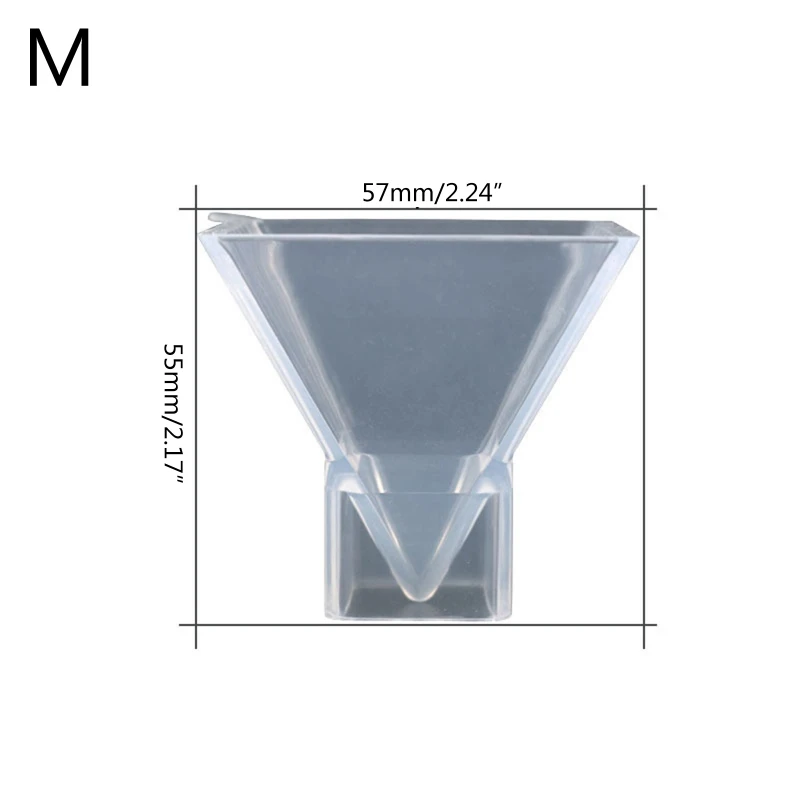 

MXME DIY Transparent Molds Suitable for Dried Flower Ornament Including Pyramid Mold