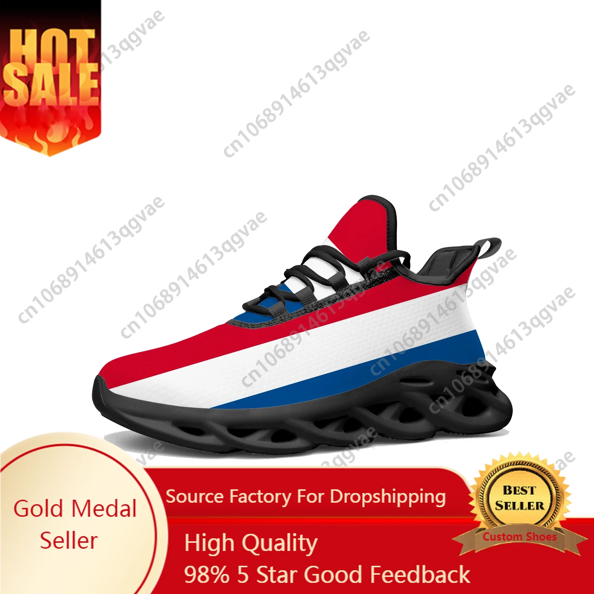 

Dutch Flag Flats Sneakers Mens Womens Aaron Sports Running Sneaker Lace Up Mesh Footwear Netherlands Tailor-made Shoe Black