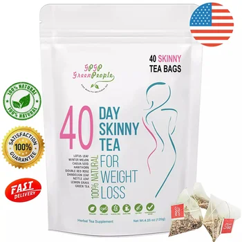 Natural 40 Days Herbal Skinny Detox Weight Loss Supplement No Caffeine Non-GMO Health Food Vitamins And Supplements 1