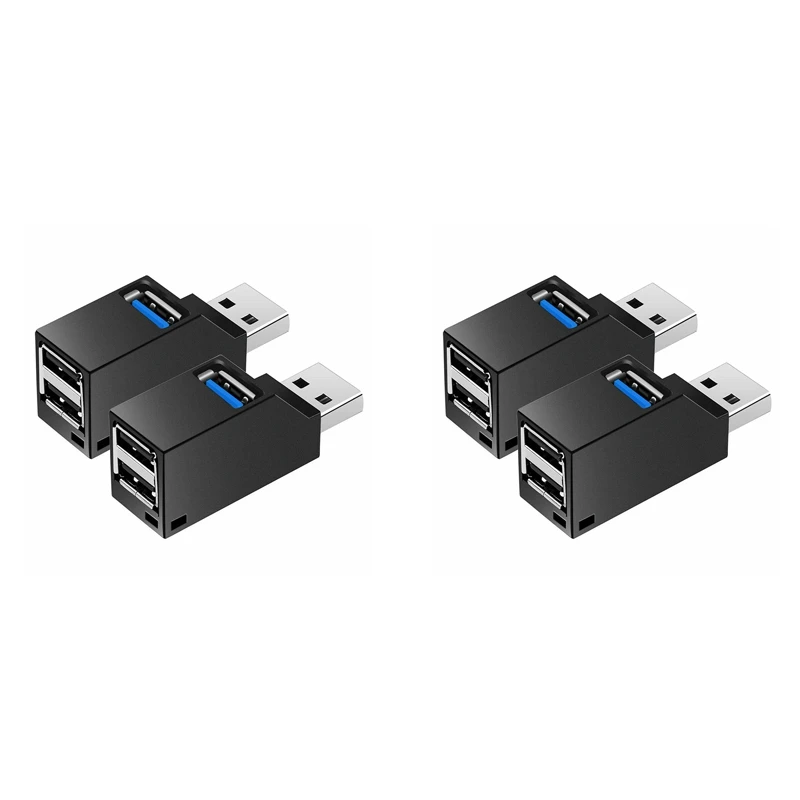 

4 шт., высокоскоростной распределитель USB 3,0 для ПК, ноутбука, компьютера