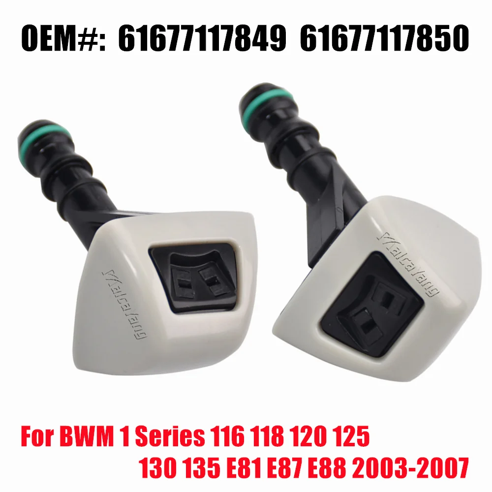 

For BMW 1 Series E87 2003-2007 Headlight Washer Nozzle Front Left Right 61677117849 61677129835 61677117850 61677129836