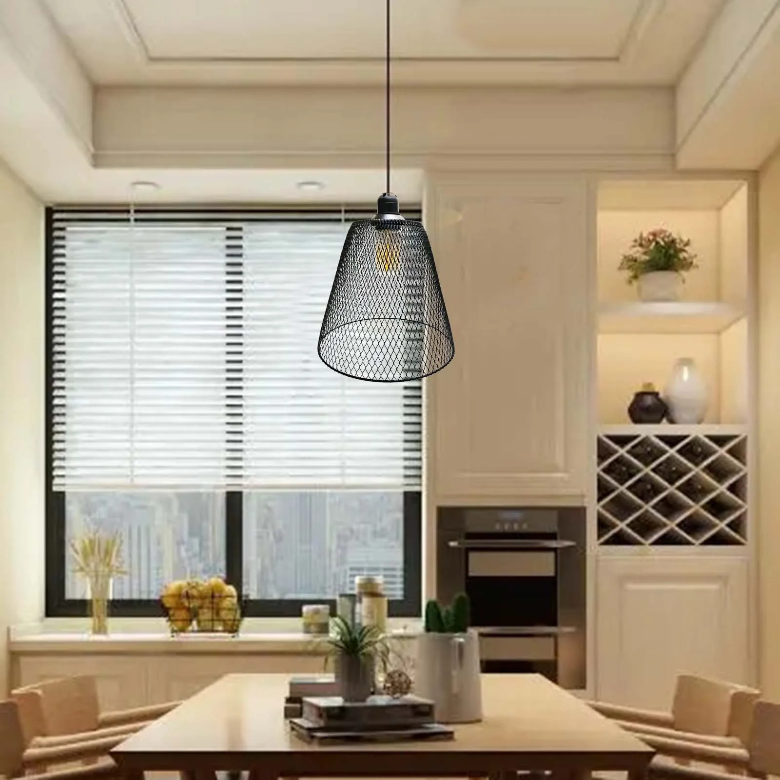 Iron Wire lampshade Hollow Out Metal Pendant Lamp Shade Cover Chandelier for Living Room Shade Creative Lampshade Decoration