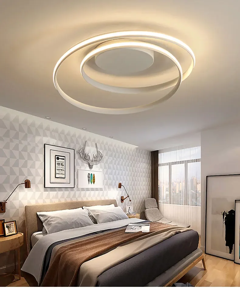 New Arrival Acrylic Ceiling Lights LED Lamp For Living Room Bedroom Study Room White black color surface mounted Ceiling Lamp Scb35051da5de4ba4969da253101a07a3O