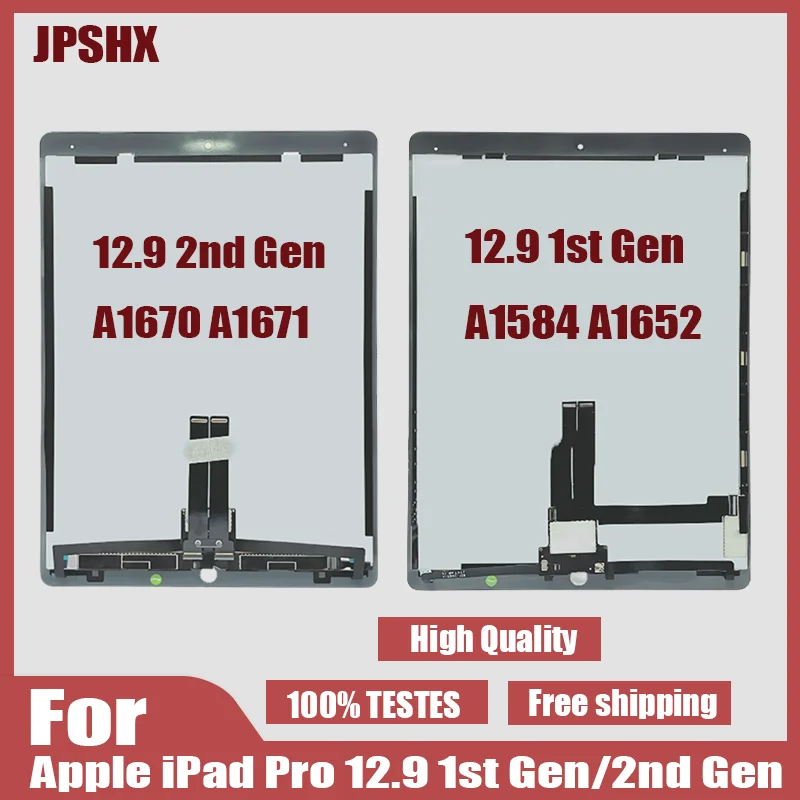 

ЖК-дисплей для iPad Pro 12,9 (2015/2017 версия), A1652 A1584 A1670 A1671, 2-й ЖК-дисплей, сенсорный экран, цифровой планшет в сборе, замена