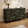 Luxury Shelves Kitchen Cabinets Wood Complete Wooden Storage Kitchen Cabinets Closet Nordic Meuble Cuisine House Accessories 2
