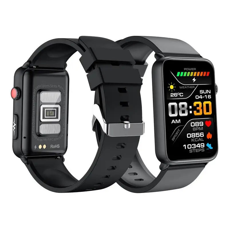 

Blood Glucose Monitor Watch ECG Blood Glucose Test Smart Watch Heart Rate Monitor IP67 Waterproof Smartwatch 1.57in For Blood