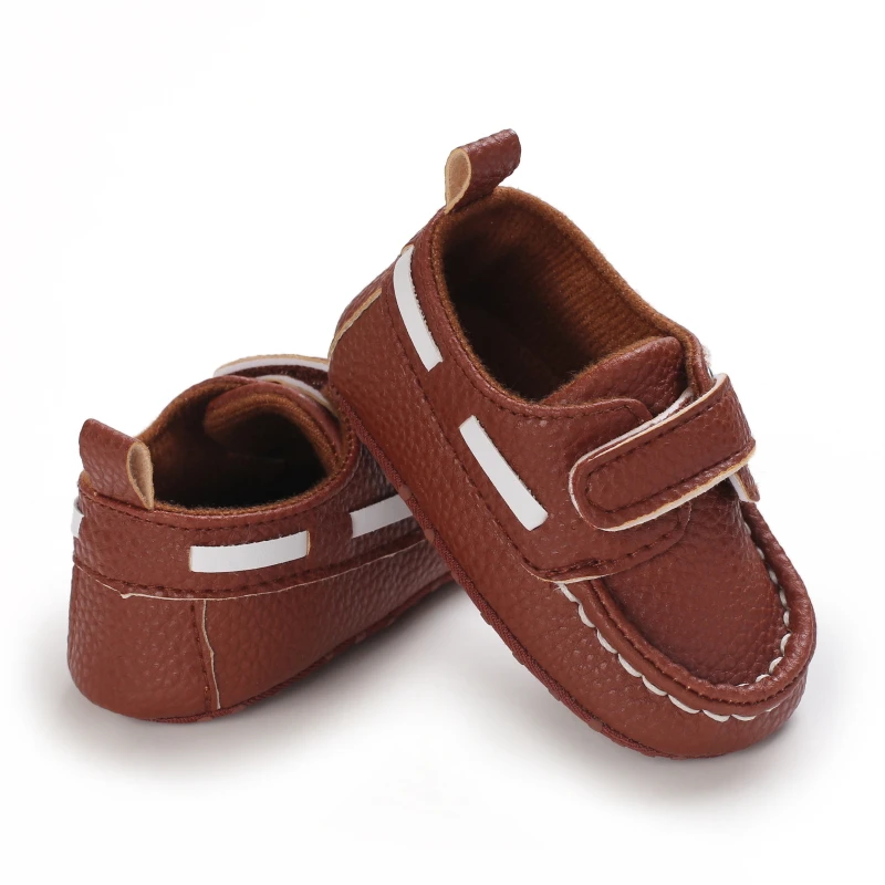 Baby Boy Shoes PU Leather Formal Shoes Soft Sole Newborn Polo Set Toddler Baptismal