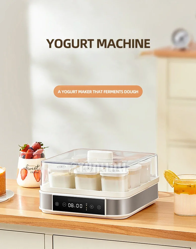 Multi-purpose Fermentation Cooker Automatic Electric Natto Fermenter – 3.5L Multi-Cooker For Yogurt, Tempeh & Pickles Pickle Maker