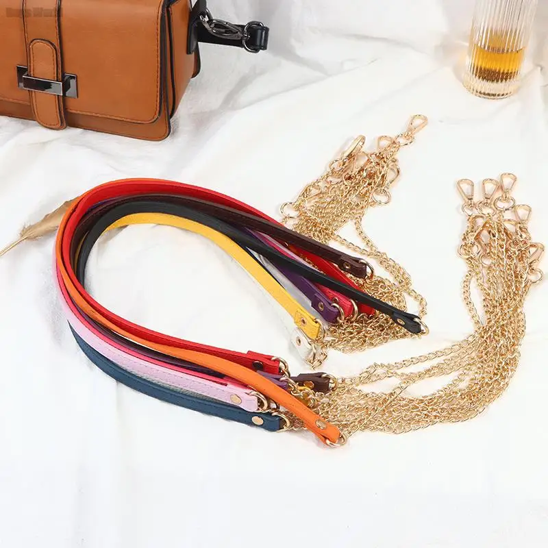 1x 120CM Bag Chain Leather Shoulder Bag Handle Strap Handbags Strap Bag Accessory