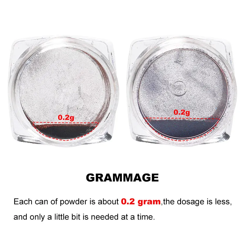 Crystal Pigment Chrome Mirror Powder Nails Glitter Magic Effect For Gel Nail Polish Manicure Decoration nail powder nail glitter nail pigment nail decoration