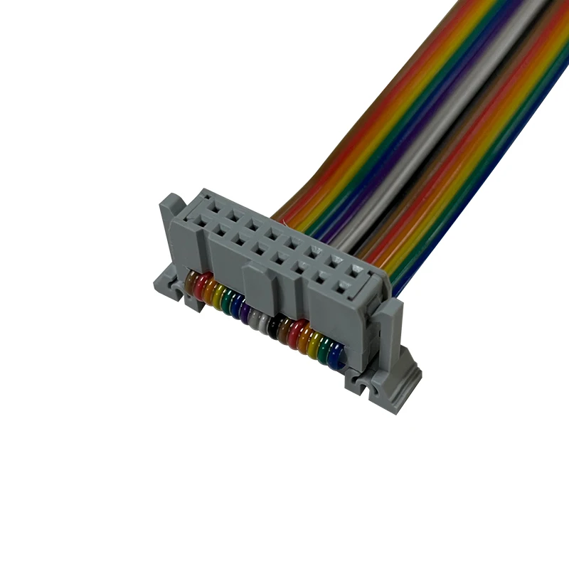 Flat Ribbon Data Cables LED Display 16 pin flat cable 16P 10PCS 2.54MM pitch pure copper flat ribbon led module receiver cable signal