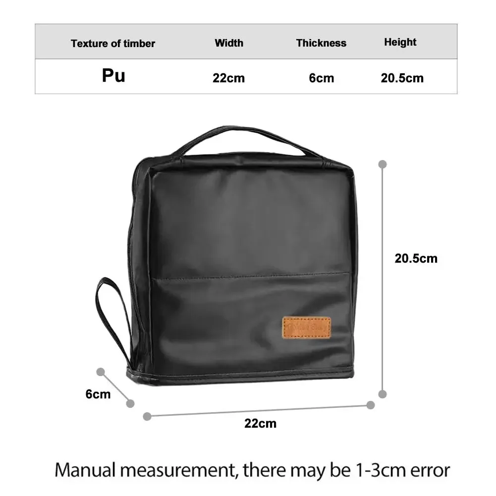 Large Capacity Standing Makeup Bag Organizer - Multi-Layer Cosmetic Case with Handle, Portable Storage Pouch for Travel