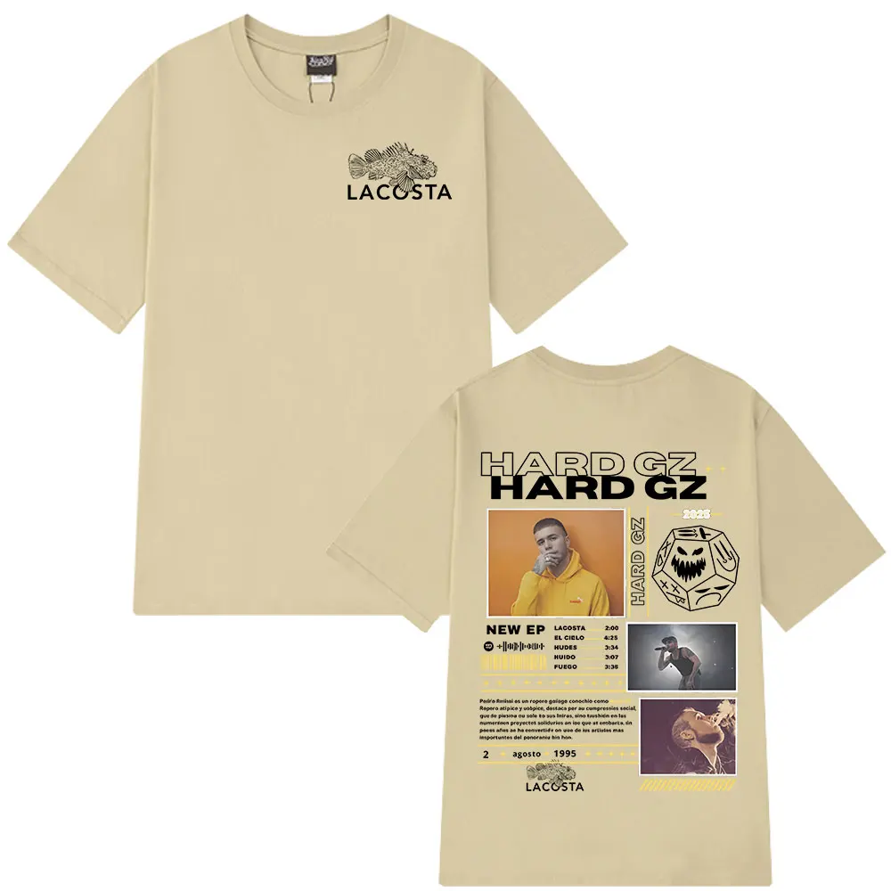Camiseta Gráfica De Rapero HARD GZ Tour 2025 Para Hombre Y Mujer, Camisetas Vintage De Moda De Hip Hop, Camiseta Informal De Algodón De Gran Tamaño, Ropa De Calle - AliExprs