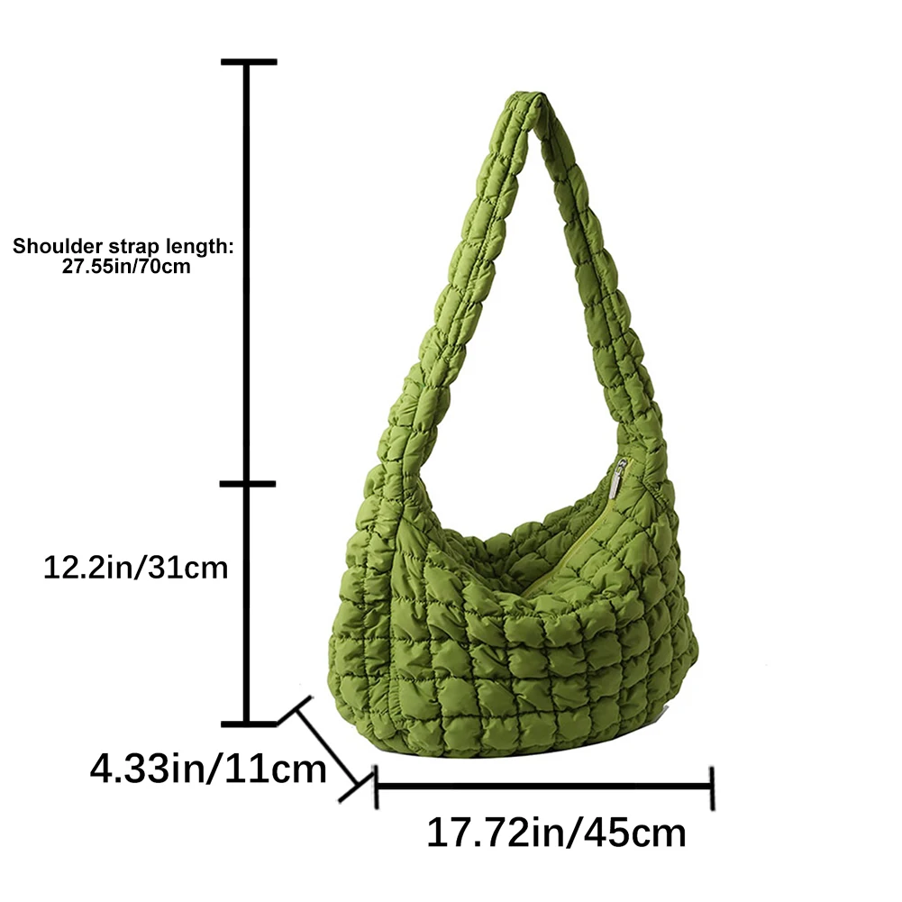 Quilted Crossbody Bags for Women, Unique Pattern Strap Quilted Bag