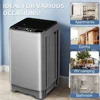 15.6lbs Full-Automatic Washing Machine, Portable Laundry Washer with Drain Pump, 10 Programs 8 Water Levels with LED Display 5
