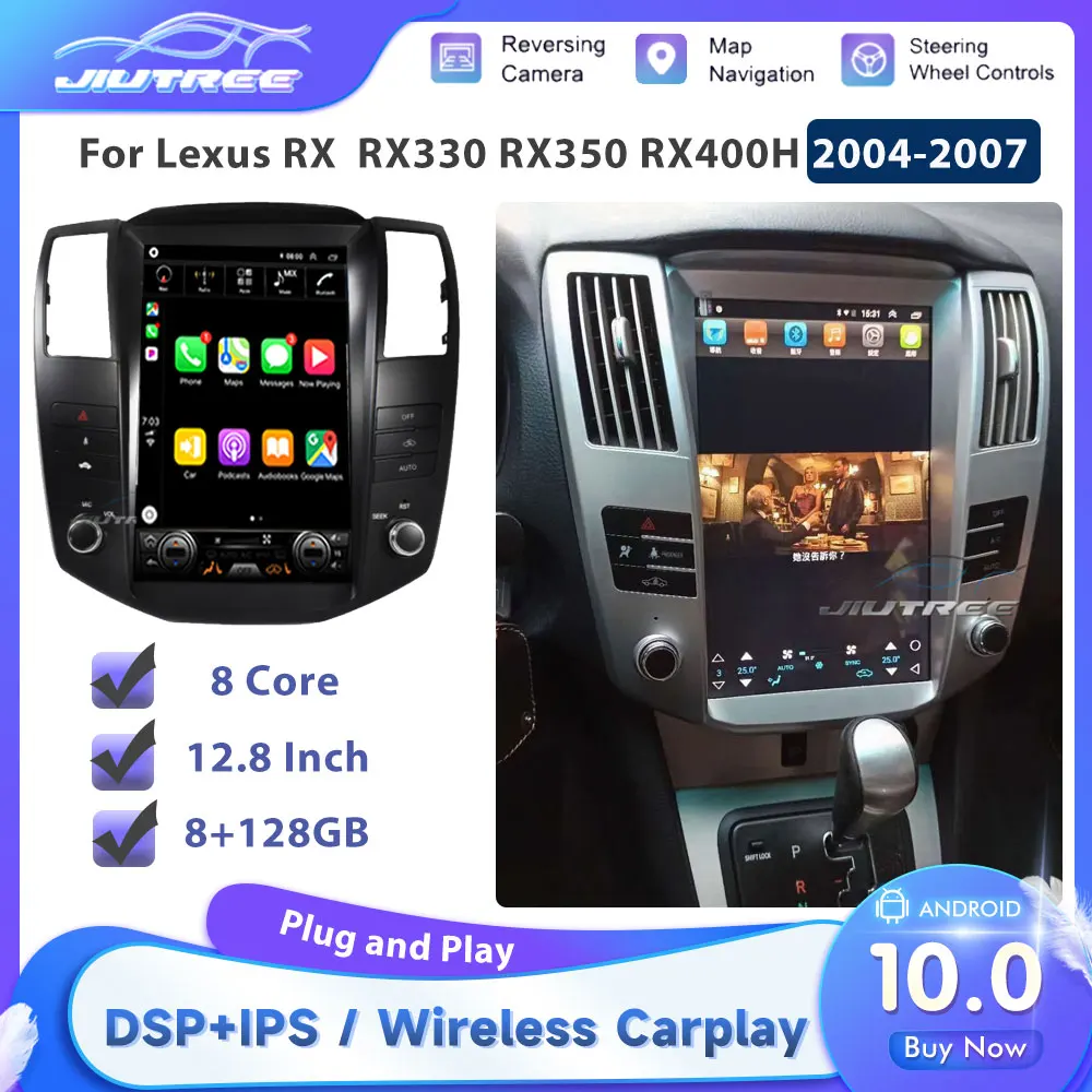

Автомобильный радиоприемник на Android для Lexus RX RX300 RX330 RX350 RX400H 2004 2005-2007, автомобильный мультимедийный плеер, автомобильный GPS-навигатор, стерео carplay