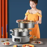 Electric Steamer Large Capacity Extra Large Electric Steamer Cooking Multifunctional Non-Stick Multi-Layer Steamer 2
