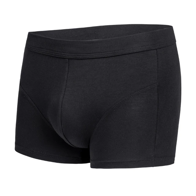 Seamless Men Underwear Boxer Brief Cotton Underpants Bulge Pouch