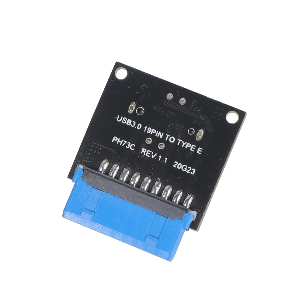 C 타입 전면 패널 소켓, USB 3.0, 19 핀-TYPE-E 20 핀 헤더 확장 어댑터, 마더보드 PC 커넥터 라이저 카드용, USB3.1